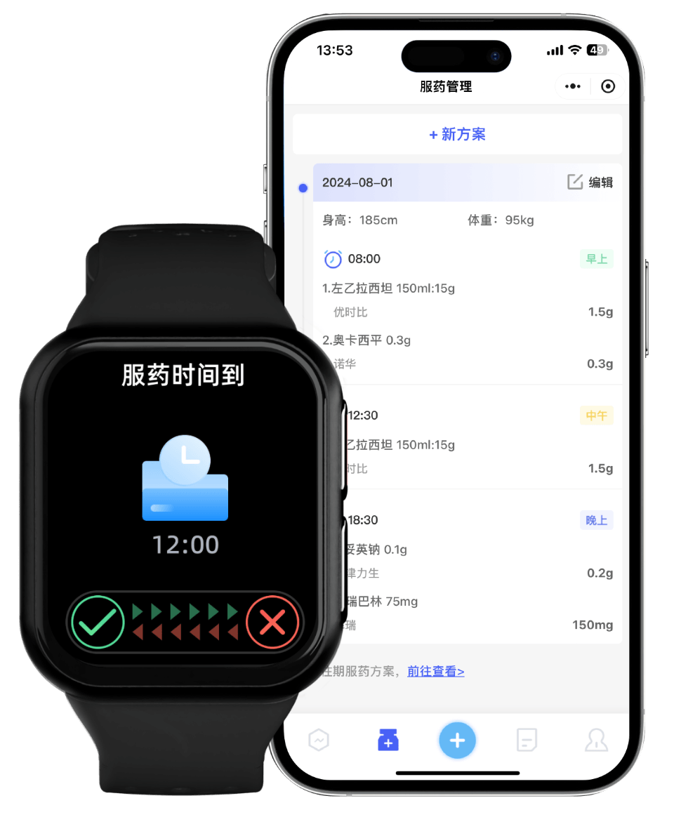 贴身服药强提醒